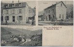 AK Gruss aus Lauterbach bei Gebweiler Guebwiller Bahnhof Restauration Totalansicht Haut-Rhin Elsass Frankreich 1913 RAR