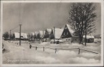 AK Zinnwald-Georgenfeld bei Altenberg Ansicht im Winter Stempel Grenzsteinhof 1937