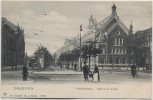 VERKAUFT !!!   AK Dresden Friedrichsallee Reformierte Kirche Straßenbahn 1910 RAR