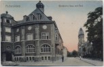 AK Aschersleben Bestehorn-Haus mit Post 1910
