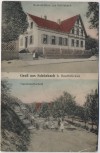 AK Gruß aus Schönbach b. Saarbrücken Halberg Restauration und Gartenwirtschaft 1910 RAR
