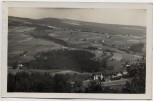 VERKAUFT !!!   AK Foto Deschnei Deštné v Orlických horách Aussicht vom Spitzberg Adlergebirge Sudeten Tschechien 1938