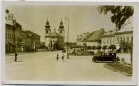 AK Foto Vamberk Marktplatz mit Auto Hradec Králové Tschechien 1940