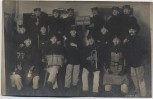 AK Foto Freiberg Gruppenfoto Soldaten Instrumente 1909