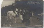 AK Foto Unser Kronprinzenpaar bei der Hubertusjagd in Döberitz 1909