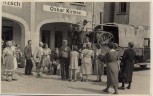 AK Foto Pehritzsch Gulaschkanone mit Menschen bei Jesewitz 1940 RAR