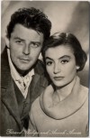 AK Foto Gerard Philipe und Anouk Aimee Montparnasse 19 1958