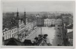AK Foto Pardubice Pardubitz Blick auf Marktplatz Böhmen Tschechien 1939