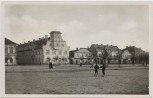 AK Foto Dašice Daschitz Marktplatz mit Menschen bei Pardubice Böhmen Tschechien 1939 RAR