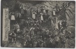 AK Foto Wies Steiermark Fahnenweihe Gebirgstrachten-Erhaltungsverein  "Die lustigen Oberlandler" Musiker in Tracht Österreich 1921 RAR