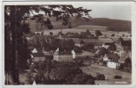 AK Foto Börnichen bei Zschopau Ortsansicht mit Kirche Erzgebirge 1944