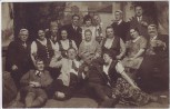 AK Foto Weißenfels Gruppenfoto Gesellschaft 1920