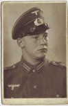 VERKAUFT !!!   AK Foto Soldat in Uniform mit Schirmmütze Wehrmacht Portrait 1935