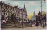 AK Frankfurt am Main Rossmarkt mit Menschen 1910