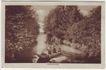 AK Mülhausen bei Grefrath Pensionat Parkpartie Frauen im Boot 1913