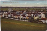 AK Kempten im Allgäu an der Iller Ortsansicht 1919