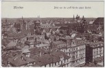 AK München Blick von der prot. Kirche gegen Norden mit Hotel Savoy 1908