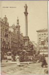 AK München Mariensäule mit Menschen 1910