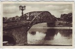 AK Foto Straubing Donaubrücke 1939