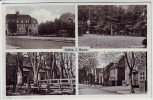 AK Mehrbild Uchte Sparkasse Kirche Balkenkamp Niedersachsen 1950