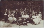 AK Foto Zitherclub Gruppenfoto in Schreidershammer bei Falkenstein Probstzella 1920