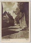 AK Foto Gunkel - Foto - Kunstkarte 2801 An der Stadtmauer Theiss 1935
