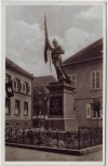 AK Foto Kehl am Rhein Kriegerdenkmal mit Fahne 1935