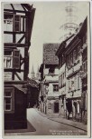 AK Bamberg Dominikanerstraße mit Blick auf die Michaeliskirche Geschäfte 1939