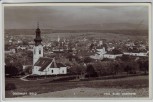 AK Foto Oberwart Ortsansicht mit Kirche Burgenland Österreich 1955
