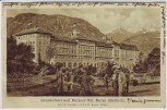 AK Meran Grand-Hotel und Meraner-Hof mit Menschen Südtirol Italien 1911