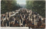 AK Bad Kissingen Blumen-u. Frühstücksverkauf im Kurgarten viele Menschen 1909