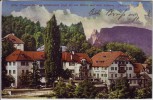 AK Klobenstein (Ritten) Hotel Pension Post mit Schlern Südtirol Italien 1913