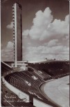 AK Foto Helsinki Helsingfors Blick ins Stadion Finnland 1960