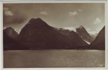 AK Foto Aurlandsfjord bei Flåm Sogn og Fjordane Norwegen 1925