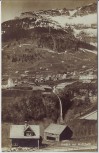 AK Foto Amden Ortsansicht mit Mattstock Kanton St. Gallen SG Schweiz 1920