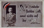 AK Patriotika Fürst Otto von Bismarck Wir Deutsche fürchten ... 1.WK Feldpost 1915