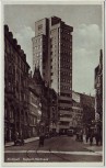 AK Stuttgart Tagblatt-Hochhaus Autos Menschen 1930