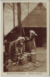 AK Brabantsch Dorpsleven Kannen schuren Frauen in Tracht Niederlande 1926