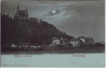 Mondschein AK Kurhaus Judendorf Straßengel bei Graz Steiermark Österreich 1900