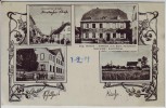 AK Andolsheim Schule Breisacher Straße Gasthaus Haut-Rhin Elsass Frankreich 1919 RAR