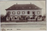 AK Kehl am Rhein Rathaus mit Denkmal 1919