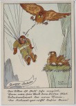 Künstler-AK Aquarell Flieger-Humor Nr. H IV/1 1940
