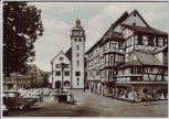 AK Foto Mosbach im Neckartal Palm'sches Haus und Rathaus mit Autos 1960