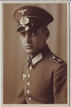 AK Foto Soldat in Uniform Schirmmütze Wehrmacht Portrait 1940
