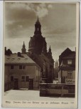 AK Foto Dresden Dom und Rathaus von der Brühlschen Terrasse Walter Hahn 1953