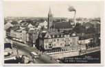 VERKAUFT !!!   AK Foto Guben Blick zur Adolf Hitlerstraße mit Central-Hotel und Kaffee Schönberger 1935