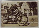 AK Foto Autograph Karl Gall Rennfahrer BMW Motorrad signiert Autogramm 1937 RAR