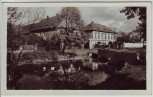 AK Foto Ledvice Ladowitz Ortsansicht mit Brücke bei Teplice Teplitz Böhmen Tschechien 1930 RAR