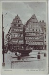 AK Hannover Alte Häuser am Markt mit Brunnen 1930