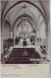 AK Gruss aus Gronau in Hannover (Leine) St. Matthäi-Kirche Innenansicht 1900